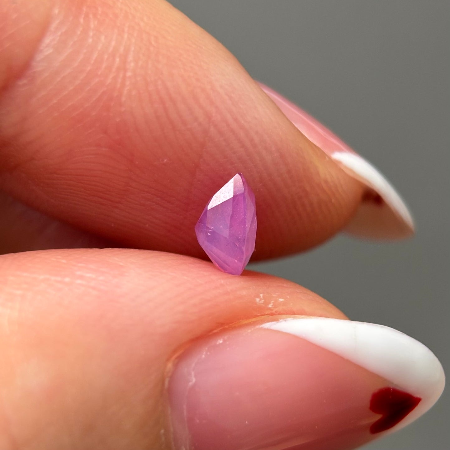 0.55ct Natural Milky Padparadscha Sapphire Vietnam