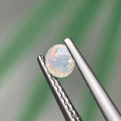 0.37ct Natural Milky Bluish White Sapphire Vietnam