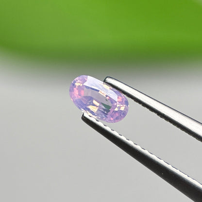 0.45 ct Natural Pink Silky Sapphire Vietnam. Oval Shape