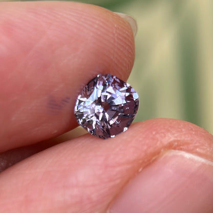 0.96 ct Natural Purple Spinel Vietnam. Cushion Shape. No Treatment.