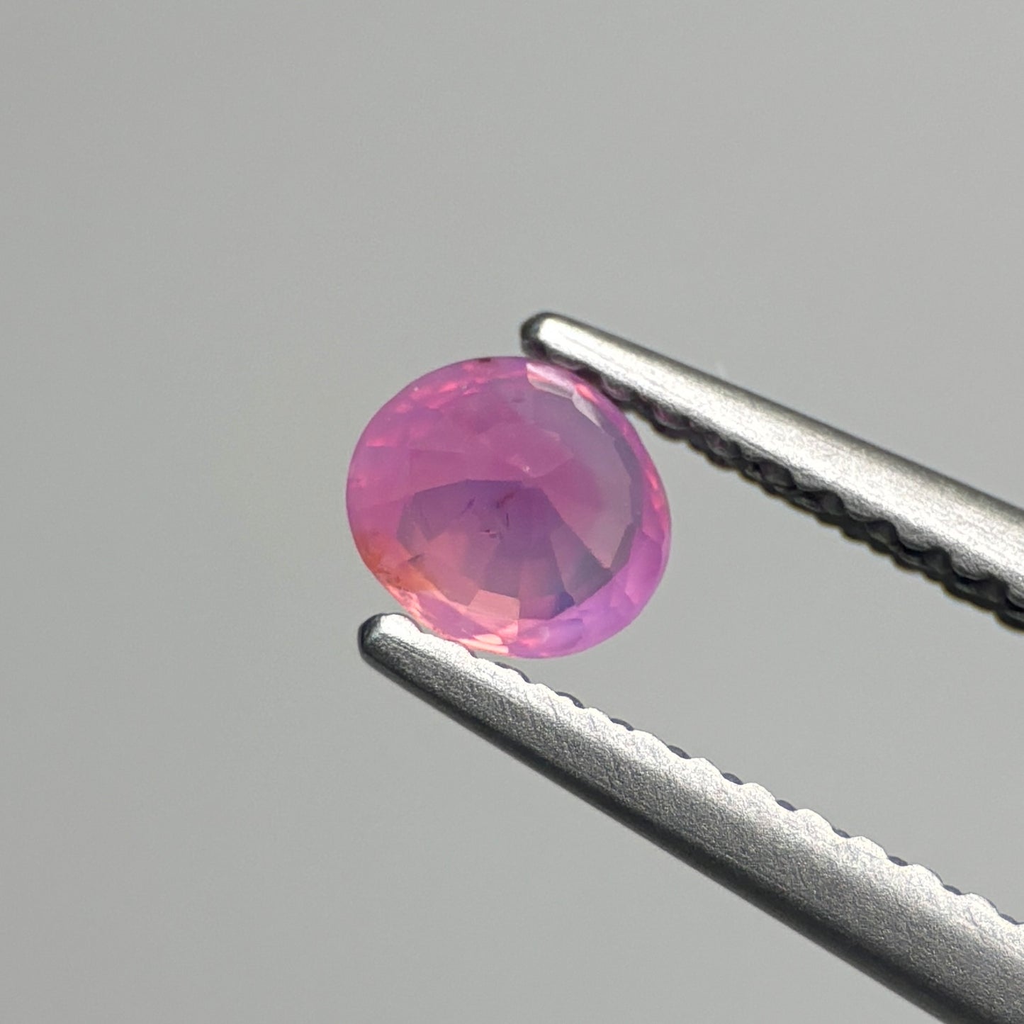 0.46 ct Natural Pink Milky Sapphire Vietnam. Cushion Shape.