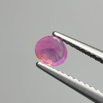 0.46 ct Natural Pink Milky Sapphire Vietnam. Cushion Shape.
