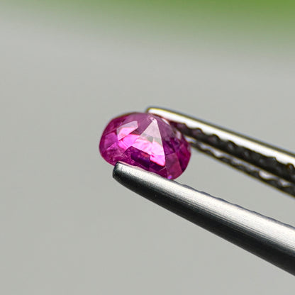 0.37 ct Natural Pink Milky Sapphire Vietnam. Cushion Shape.