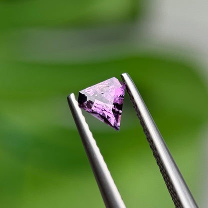 0.49 ct Natural Purple Milky Sapphire Vietnam. Freeform. No Treatment.