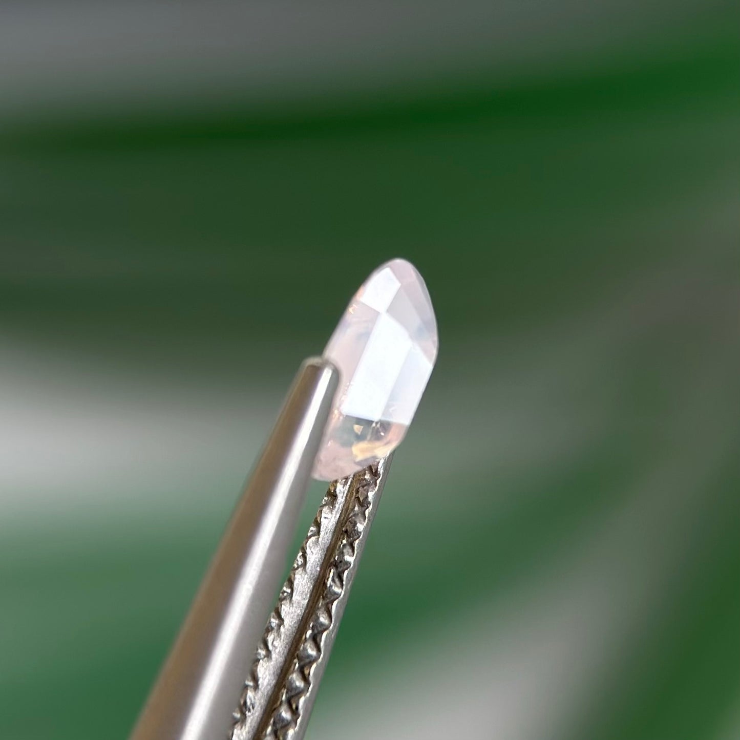 0.48 ct Natural White Milky Sapphire Vietnam. Oval Shape. No Treatment.