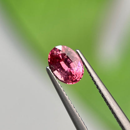 1.26 ct Natural Brownish Pink Spinel Vietnam. Oval Shape. No Treatment.