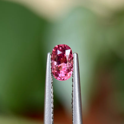 0.65ct Natural Pink Spinel Vietnam. Oval Shape.