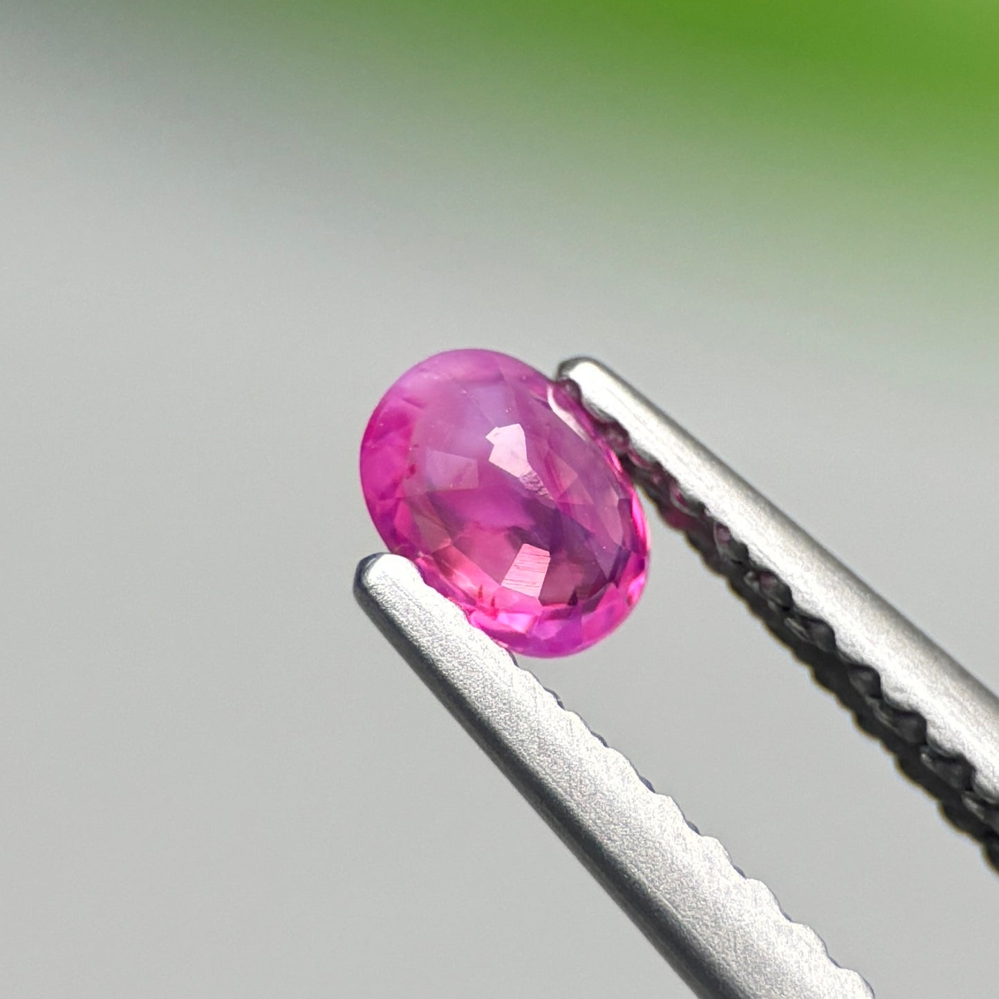 0.30 ct Natural Pink Milky Sapphire Vietnam. Cushion Shape.