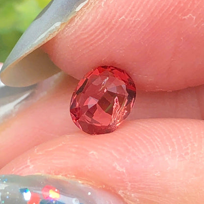 0,61ct Natural Brownish Red Spinel Vietnam. Cushion Shape. No Treatment Spinel Luc Yen.