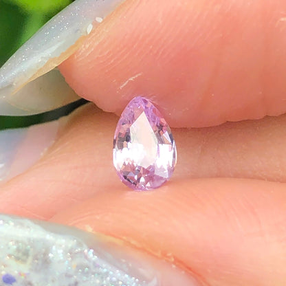 0,47ct Natural Light Purple Spinel Vietnam. Pear Shape. No Treatment Spinel Luc Yen.