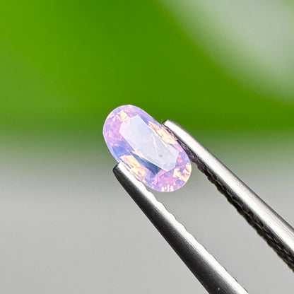 0.45 ct Natural Pink Silky Sapphire Vietnam. Oval Shape