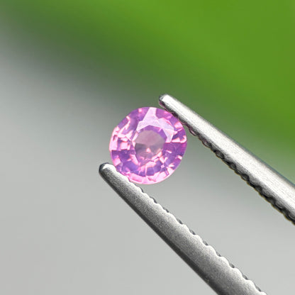 0.26 ct Natural Pinkish Purple Milky Sapphire Vietnam. Cushion Shape.