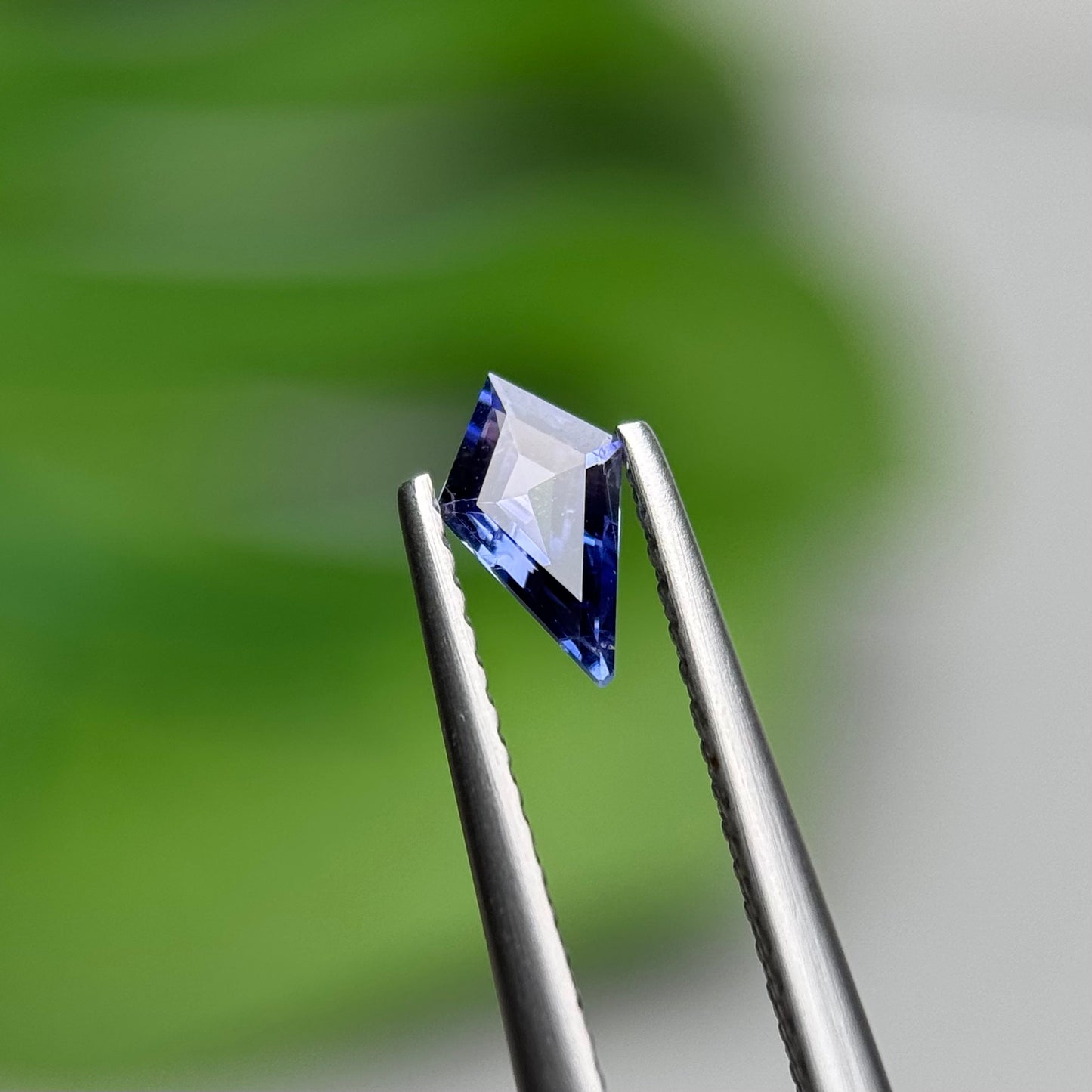 0.32 ct Natural Blue Milky Sapphire Vietnam. Freeform. No Treatment.