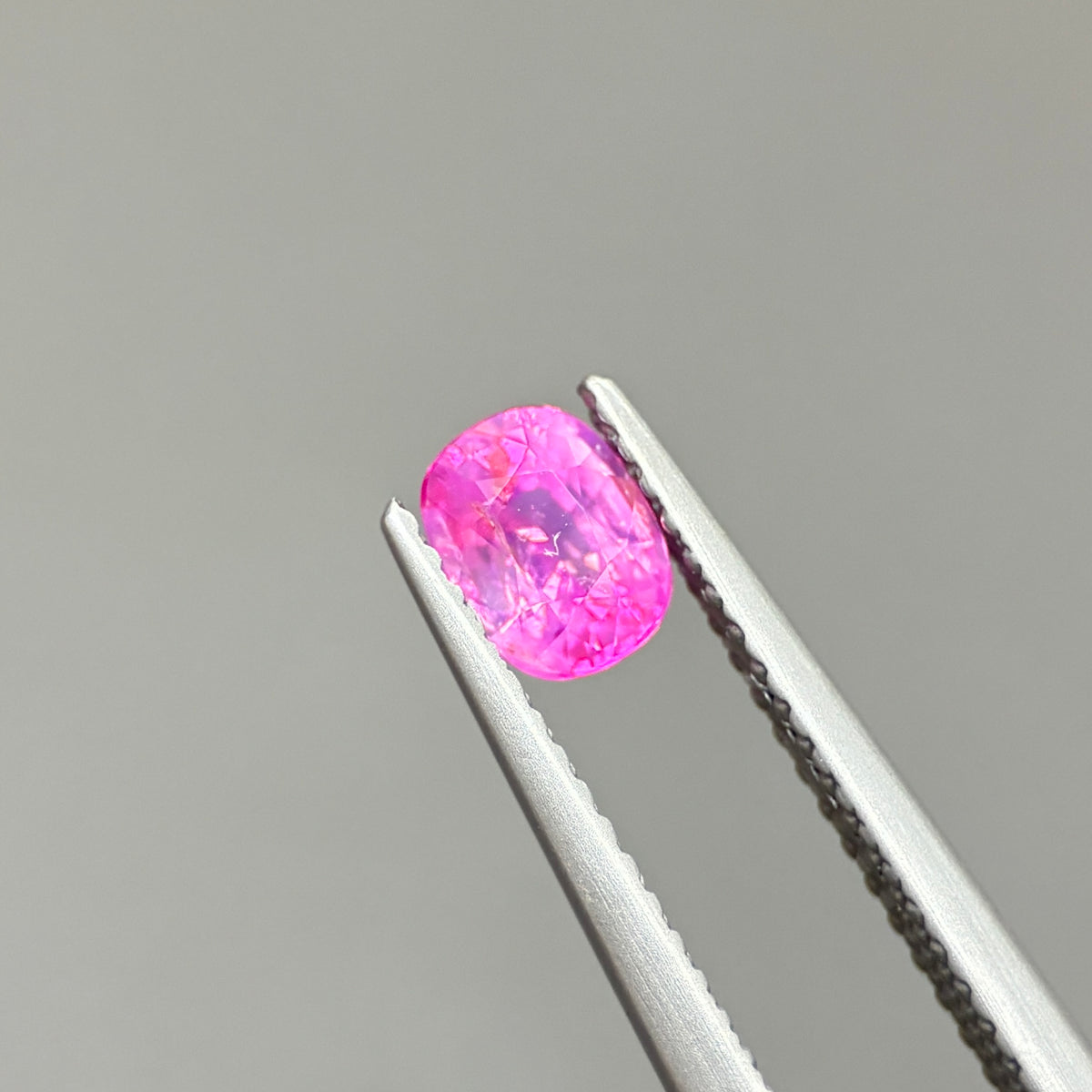 0.66ct Natural Pink Milky Sapphire Vietnam. Cushion Shape. No Treatment Milky Sapphire Luc Yen.