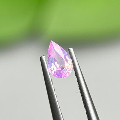 0,32ct Natural Pink Milky Sapphire Vietnam. Pear Shape. No Treatment Milky Sapphire Luc Yen.