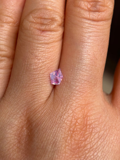 0.55ct Natural Pink Milky Sapphire Vietnam, No Treatment