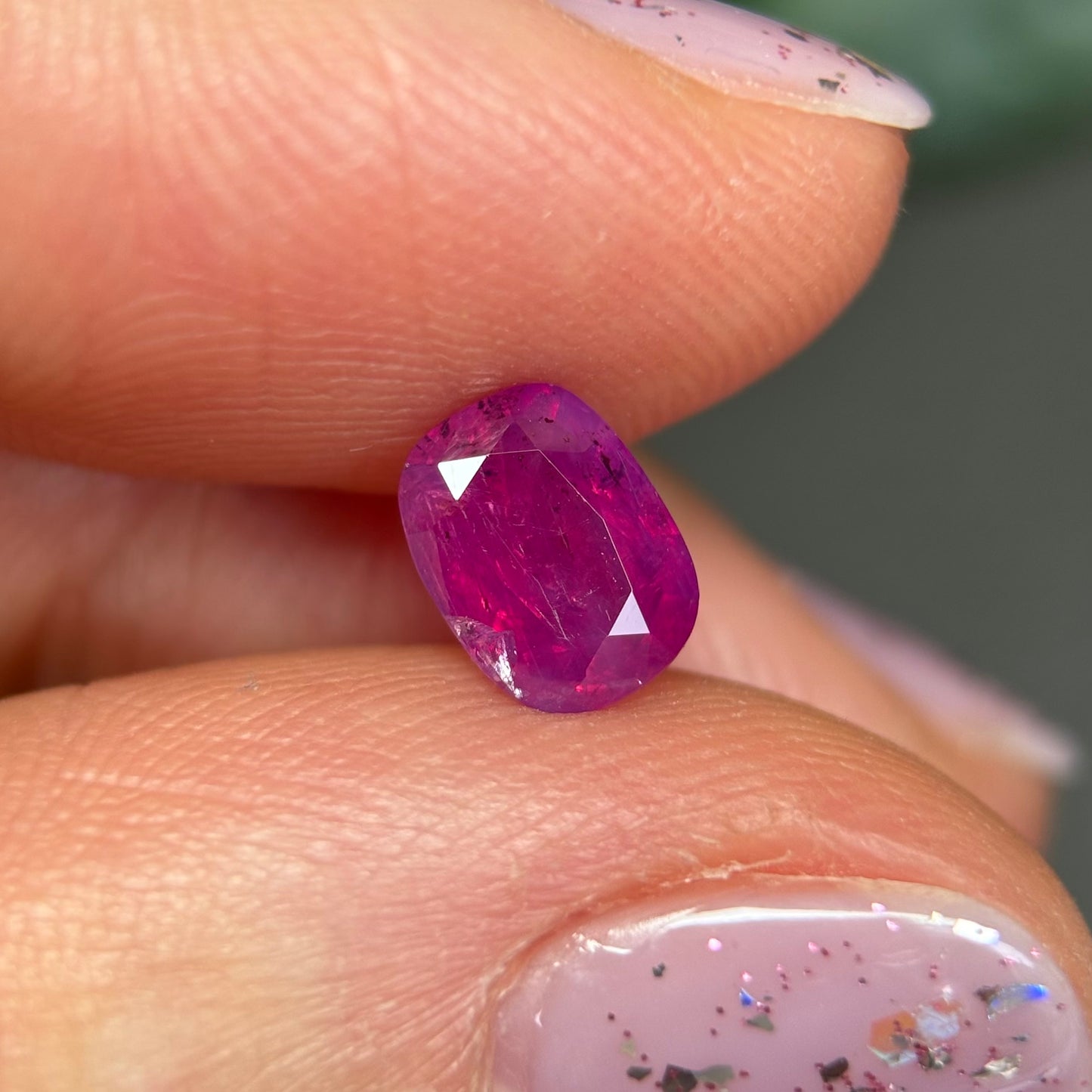 1.08ct Natural Pink Milky Sapphire Vietnam
