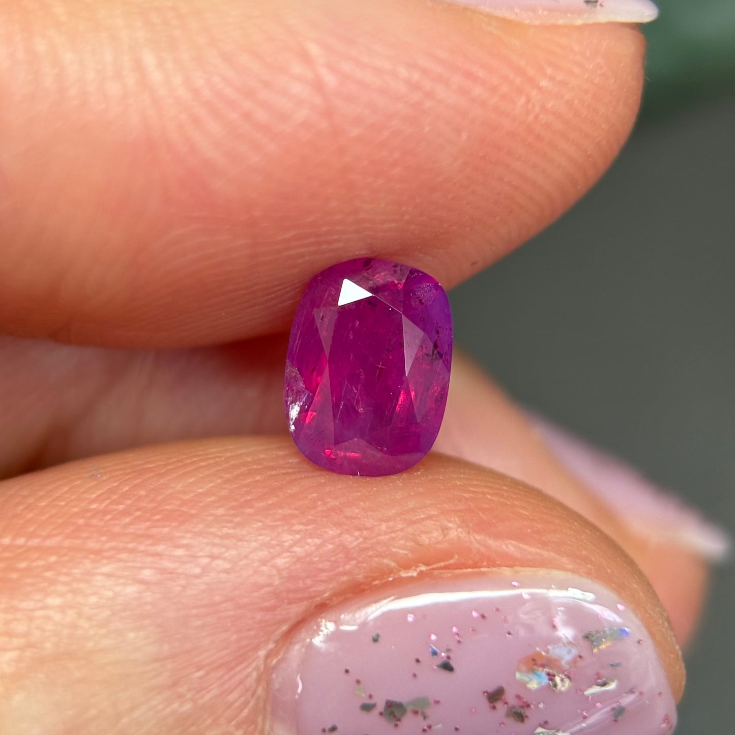 1.08ct Natural Pink Milky Sapphire Vietnam
