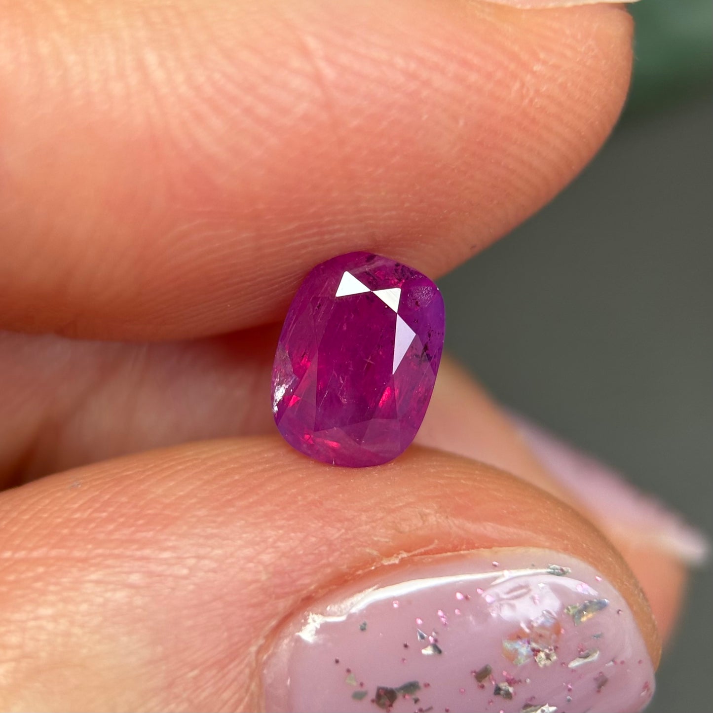 1.08ct Natural Pink Milky Sapphire Vietnam
