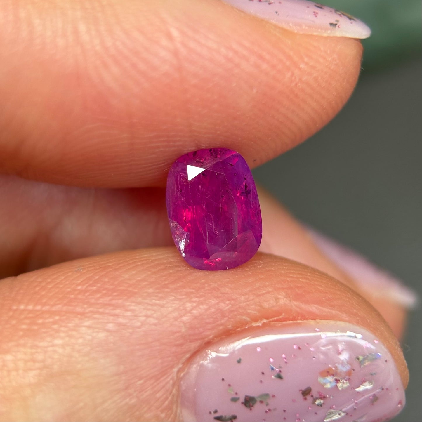 1.08ct Natural Pink Milky Sapphire Vietnam