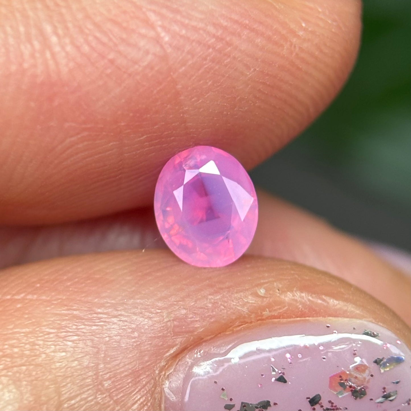 0.83ct Natural Pink Milky Sapphire Vietnam