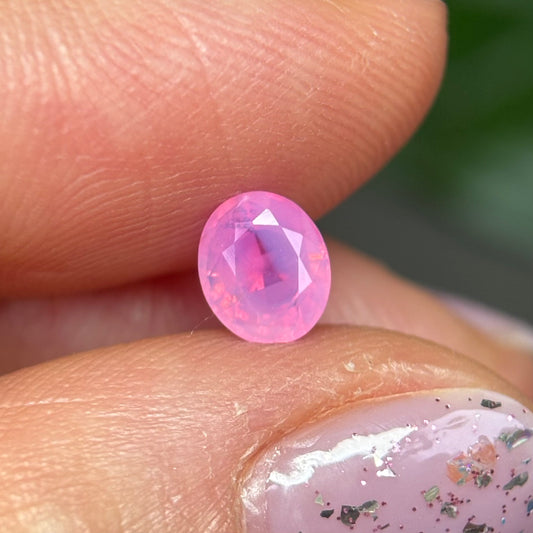 0.83ct Natural Pink Milky Sapphire Vietnam
