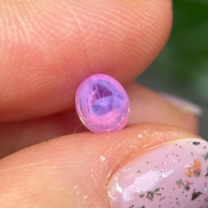 0.83ct Natural Pink Milky Sapphire Vietnam