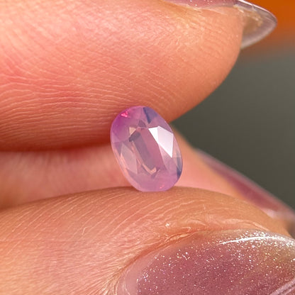 0.60ct Natural Pink Milky Sapphire Vietnam, No Treatment