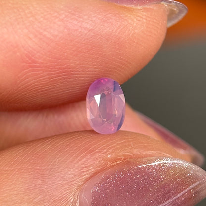 0.60ct Natural Pink Milky Sapphire Vietnam, No Treatment