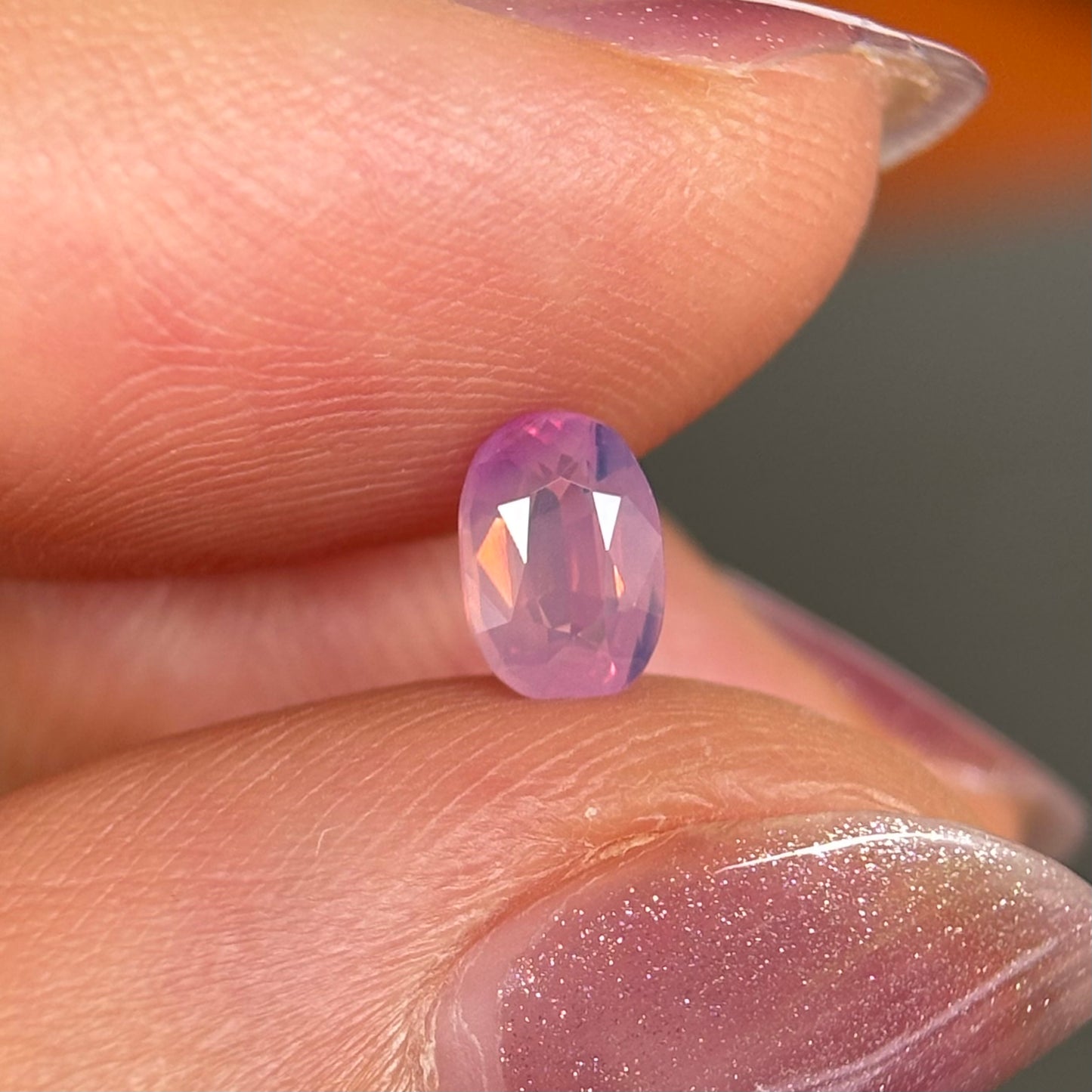 0.60ct Natural Pink Milky Sapphire Vietnam, No Treatment
