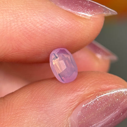 0.60ct Natural Pink Milky Sapphire Vietnam, No Treatment