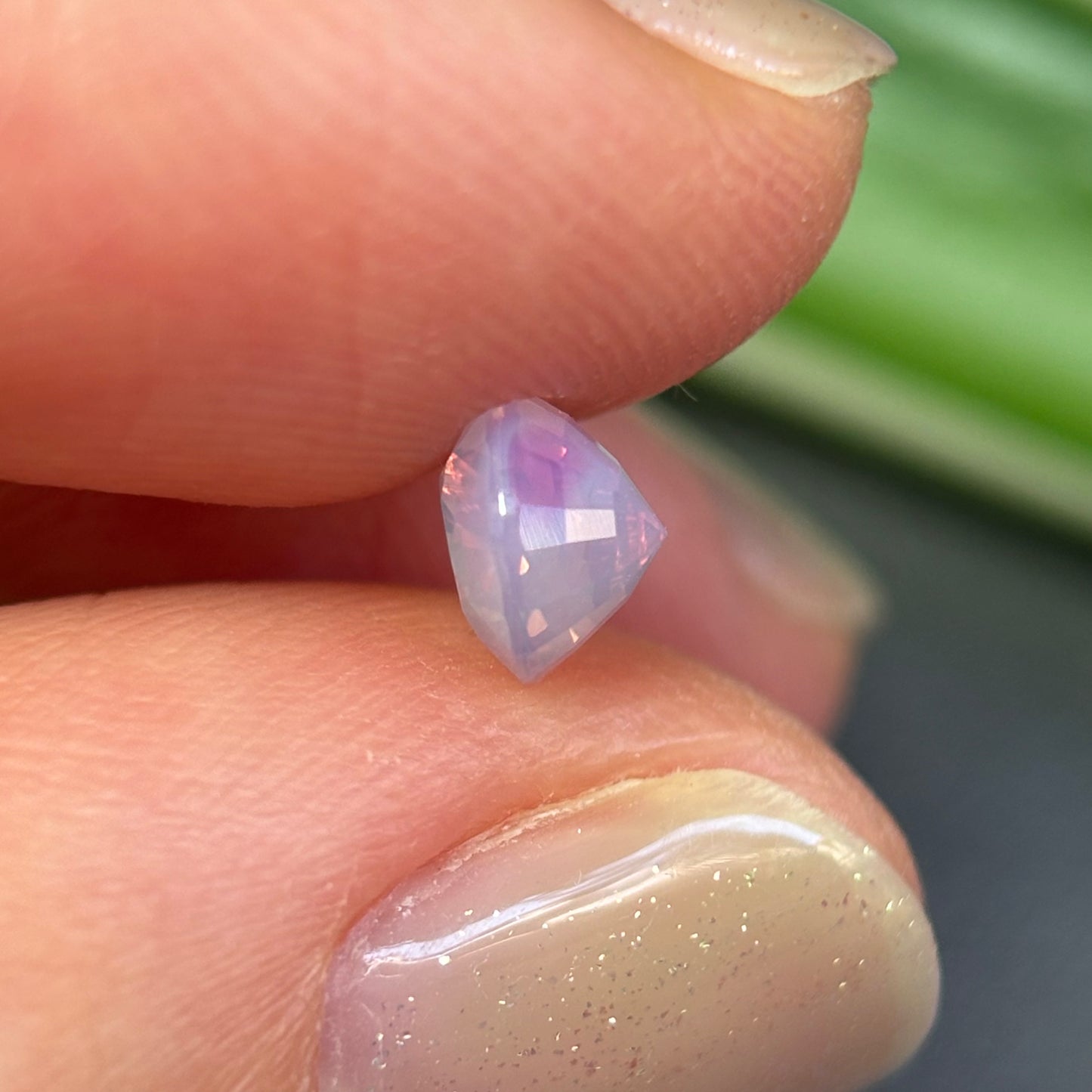 0.96ct Natural White Milky Sapphire Vietnam