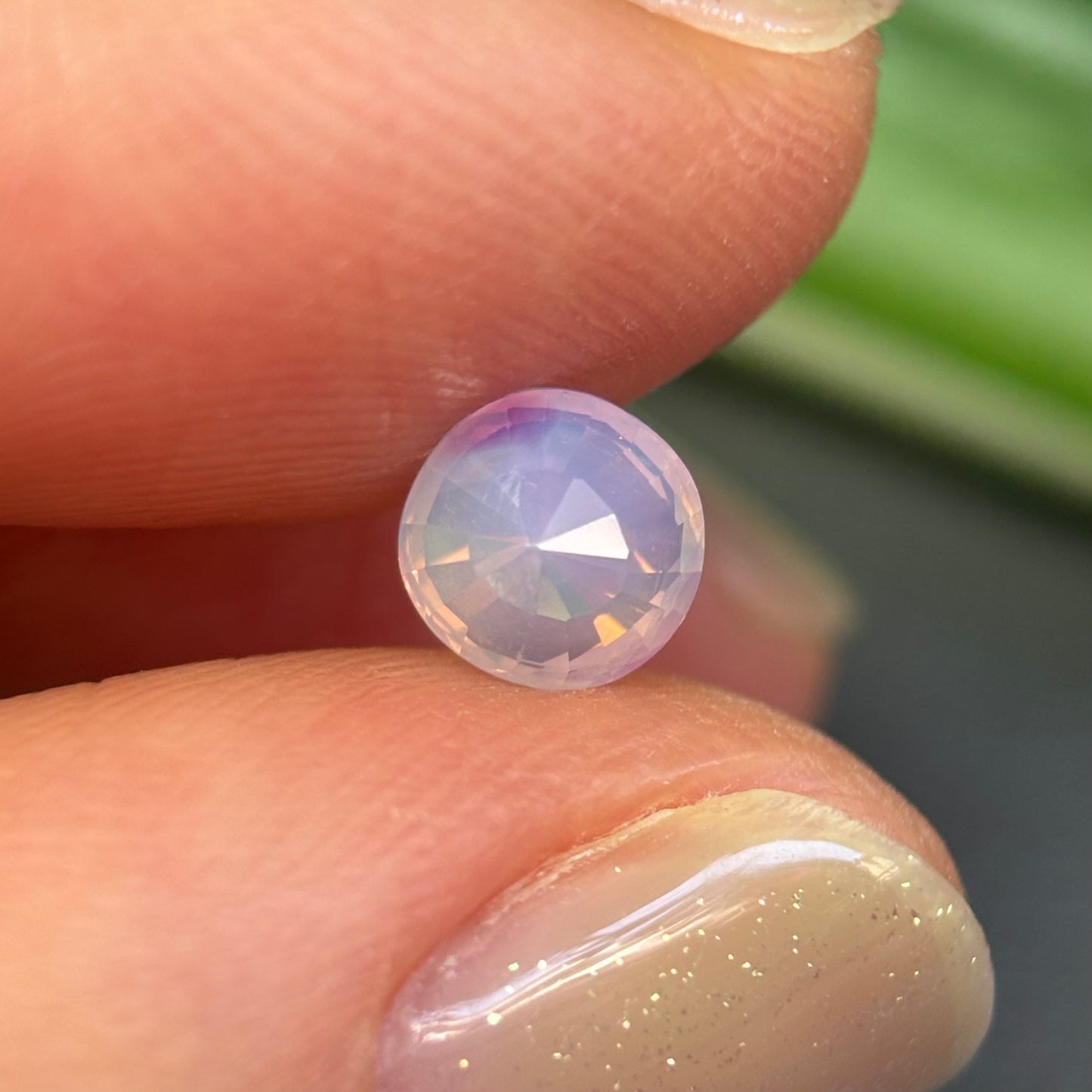 0.96ct Natural White Milky Sapphire Vietnam