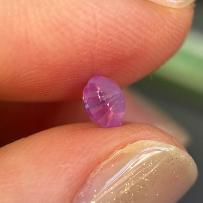 0.63ct Natural Pink Milky Sapphire Vietnam, Heart Shape, No Treatment