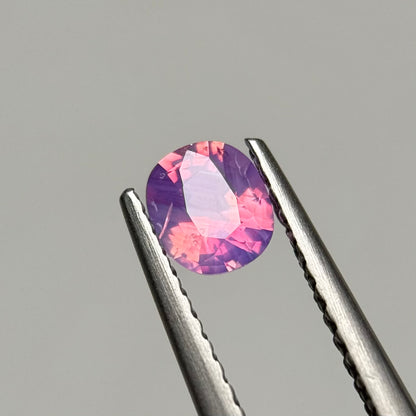 0.45ct Natural Pinkish Purple Milky Sapphire Vietnam