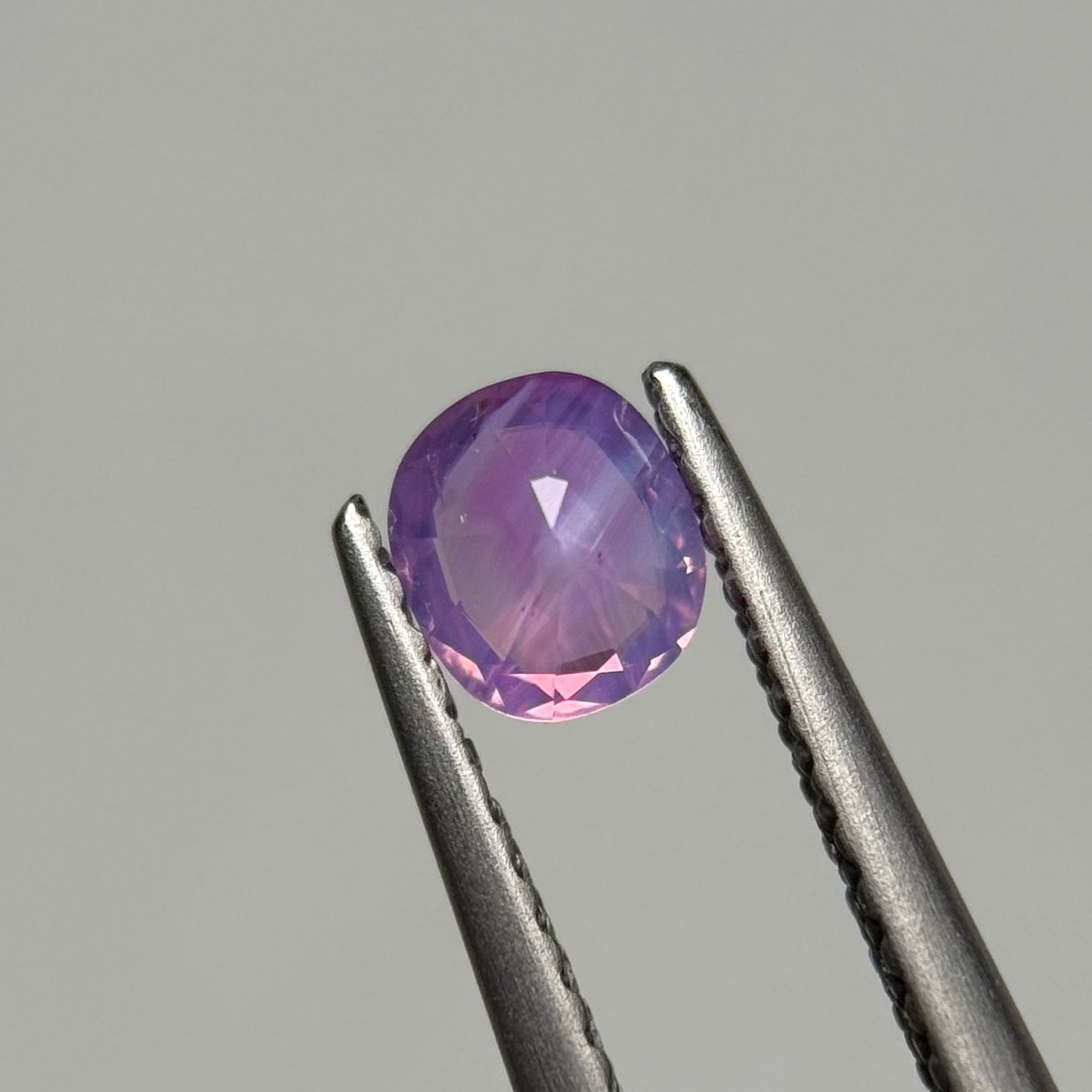 0.45ct Natural Pinkish Purple Milky Sapphire Vietnam