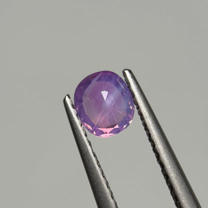 0.45ct Natural Pinkish Purple Milky Sapphire Vietnam