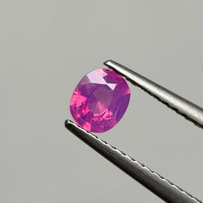 0.39ct Natural Purplish Pink Milky Sapphire Vietnam