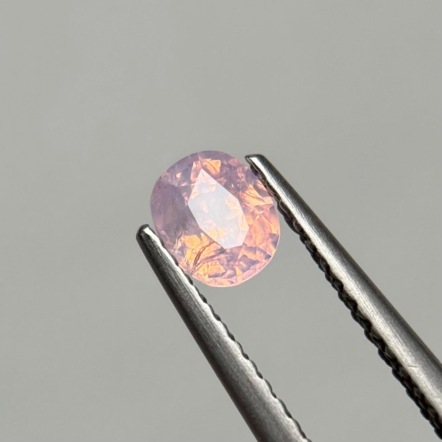 0.53ct Natural Whitish Pink Milky Sapphire Vietnam