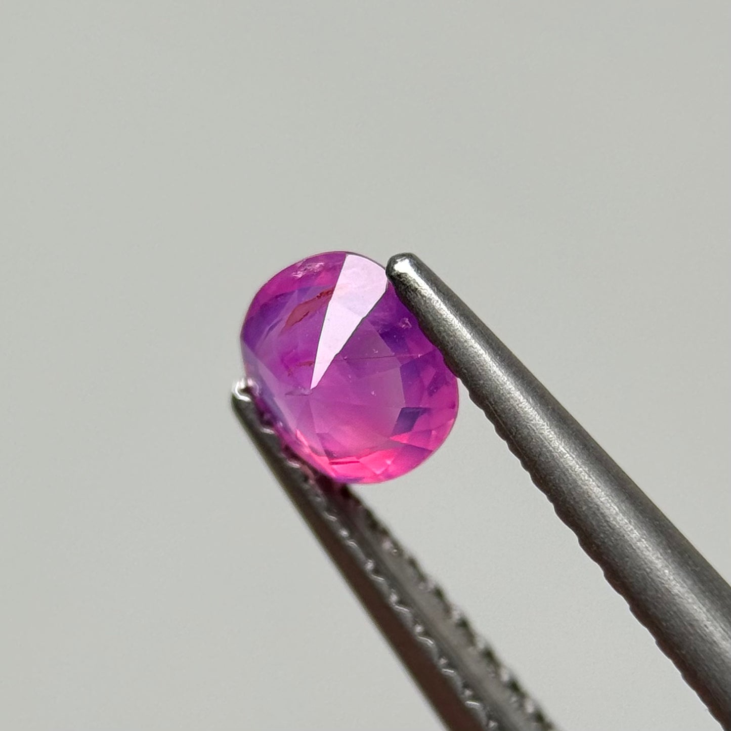 0.54ct Natural Purplish Pink Milky Sapphire Vietnam