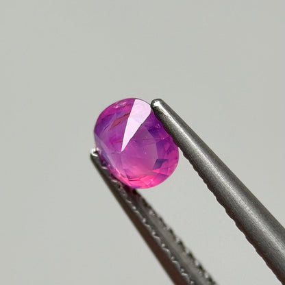 0.54ct Natural Purplish Pink Milky Sapphire Vietnam