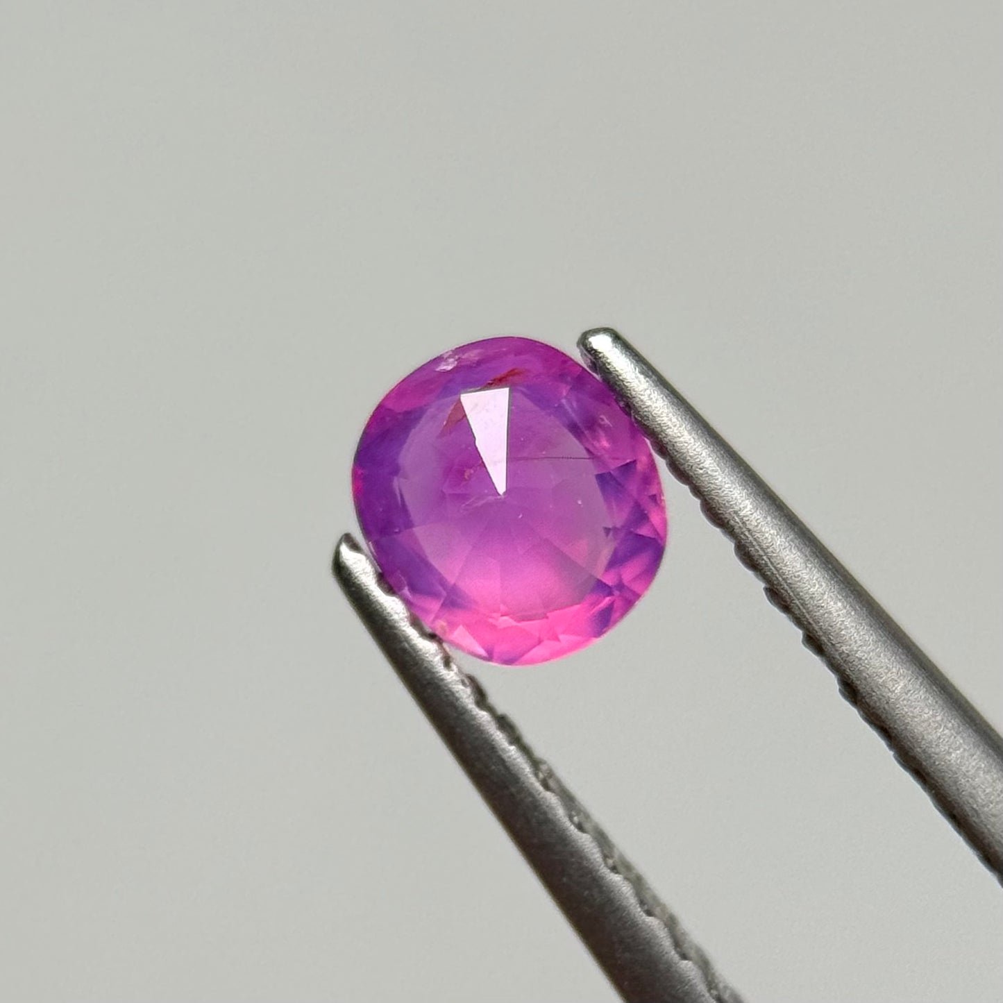 0.54ct Natural Purplish Pink Milky Sapphire Vietnam
