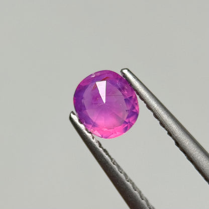 0.54ct Natural Purplish Pink Milky Sapphire Vietnam