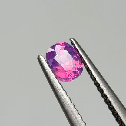 0.45 ct Natural Pinkish Purple Milky Sapphire Viet Nam.