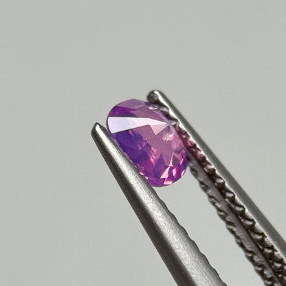 0.45 ct Natural Pinkish Purple Milky Sapphire Viet Nam.