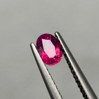 0.55ct Natural Red Milky Sapphire Vietnam