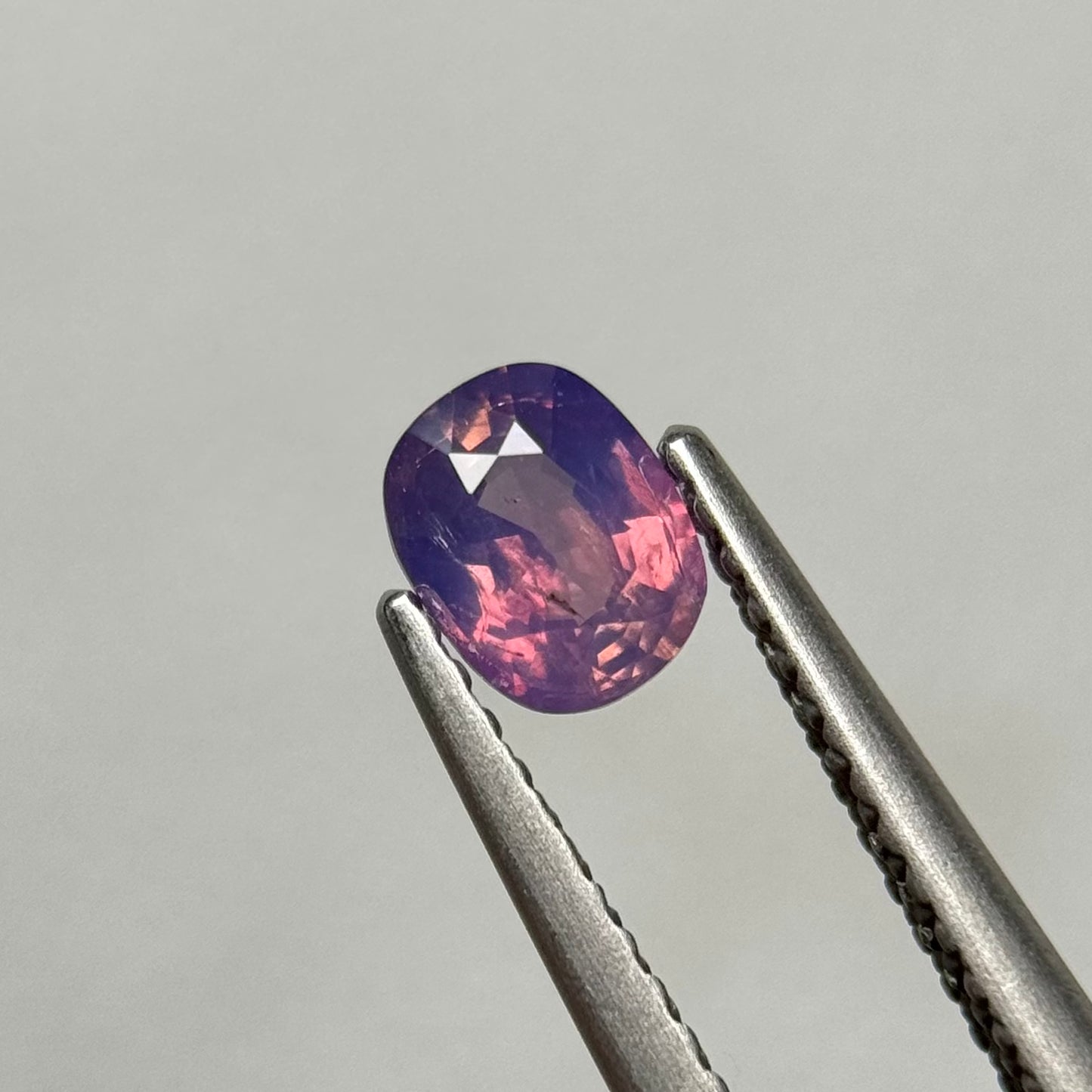 0.57 ct Natural Purple Milky Sapphire Vietnam.