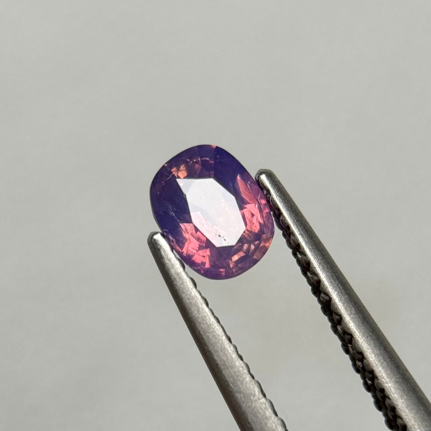 0.57 ct Natural Purple Milky Sapphire Vietnam.