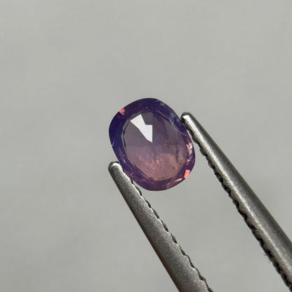 0.57 ct Natural Purple Milky Sapphire Vietnam.
