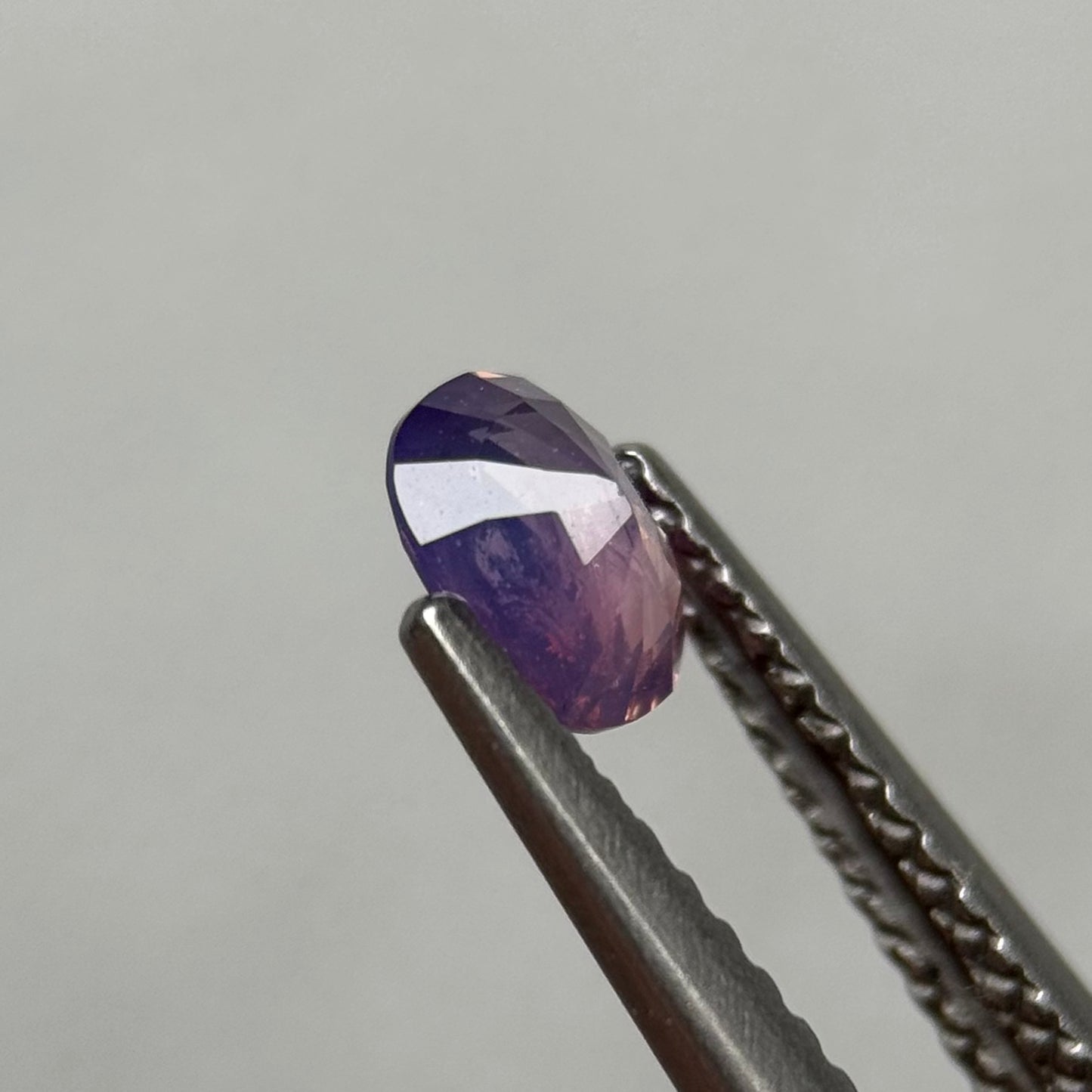 0.57 ct Natural Purple Milky Sapphire Vietnam.